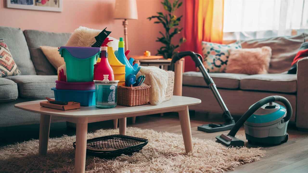 Essential cleaning supplies for every room