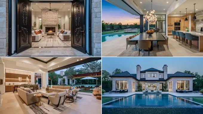 from a massive pool to a private theater